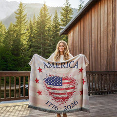 To The Land We Love – America's 250th Anniversary Heirloom Blanket
