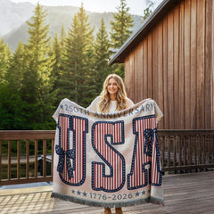 250 Years Strong – America 1776–2026 Heirloom Blanket