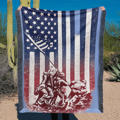Freedom Was Never Free™ Veteran Tribute Heirloom Blanket