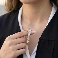 Personalized Graduation Name Necklace – A Gift for Their Next Chapter