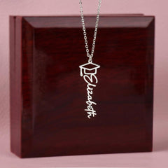 Personalized Graduation Name Necklace – A Gift for Their Next Chapter